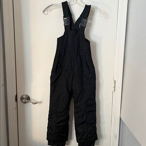 Sport Essential’s Kid’s Boy’s Girl’s Snow Bib Overalls Size 8 Black